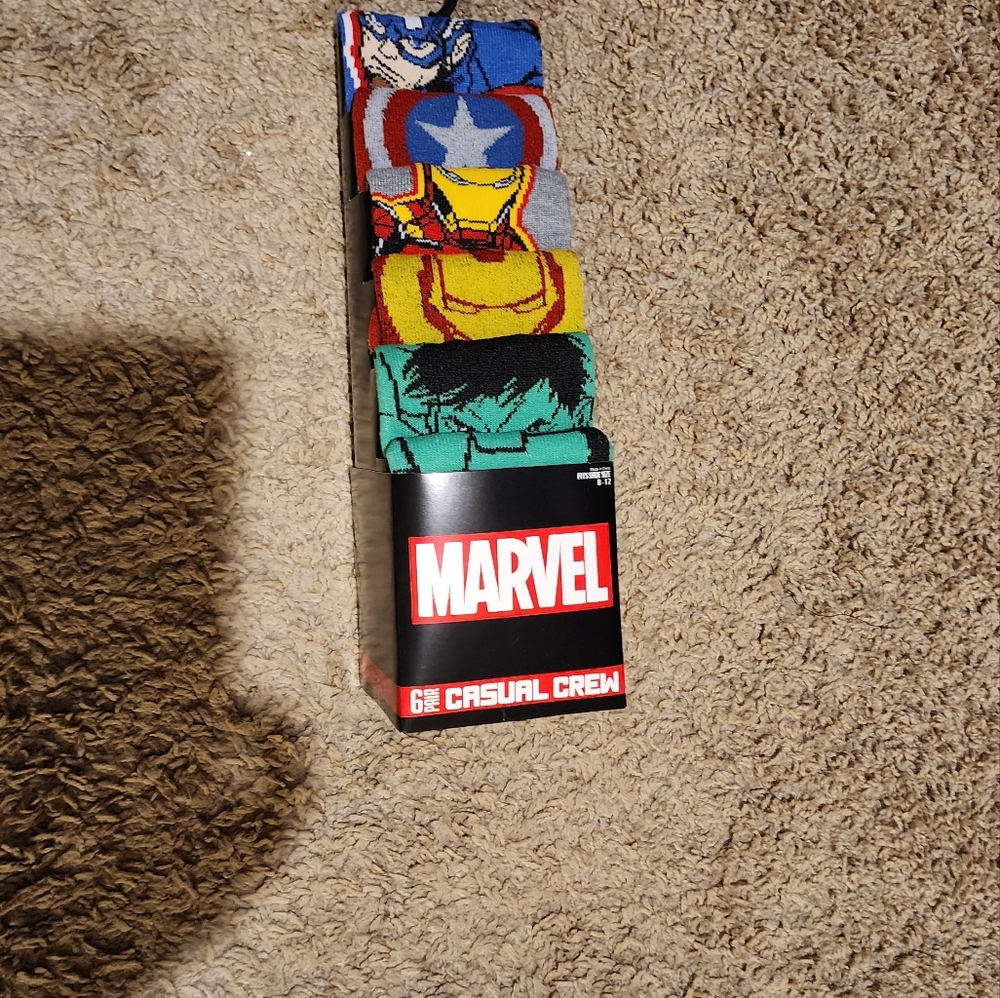 Marvel Avengers crew socks